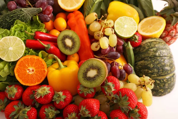 Färska Frukter Och Grönsaker — Stockfoto
