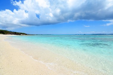 Okinawa güzel bir plaj
