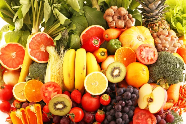 Frutas Produtos Hortícolas Frescos — Fotografia de Stock