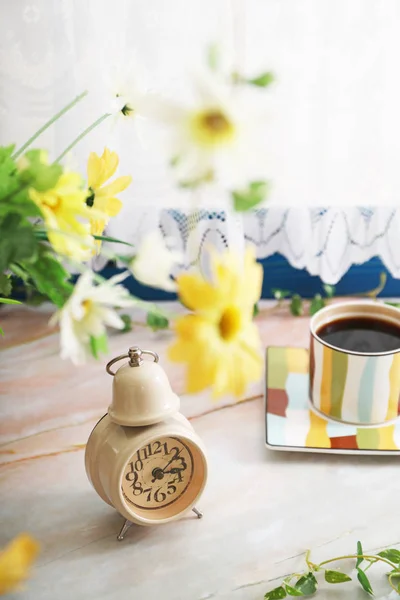 Heerlijke Koffie Tafel — Stockfoto