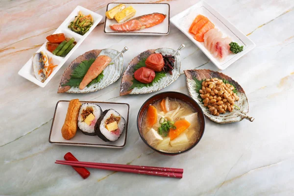 おいしい日本の伝統食 — ストック写真
