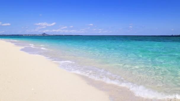 Schöner Strand Okinawa — Stockvideo