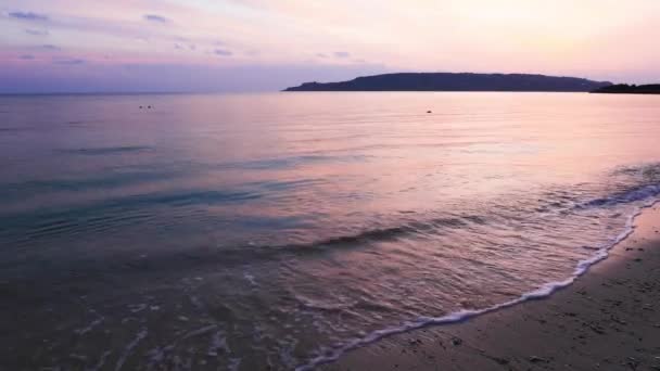 Okinawa Gün Batımı Gökyüzü Deniz — Stok video