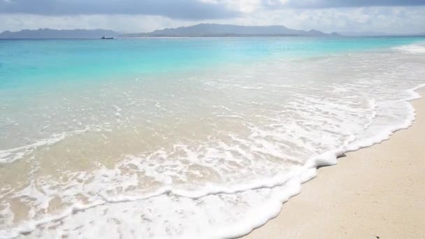 Praia Bonita Okinawa — Vídeo de Stock