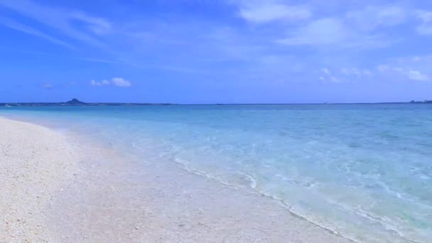 Hermosa Playa Okinawa — Vídeo de stock