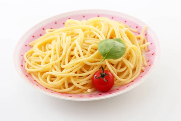 Läcker Spaghetti Tallriken — Stockfoto