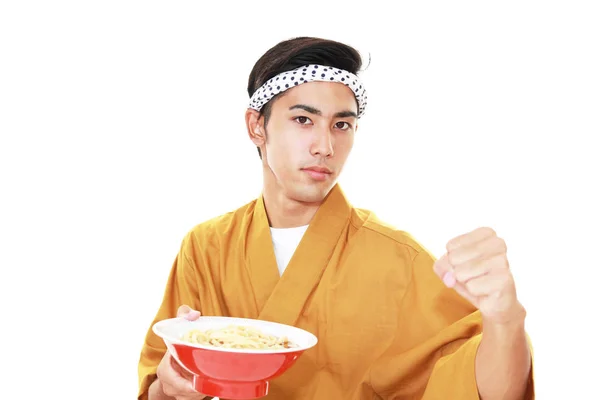 Asian Chef Noodle — Stock Photo, Image