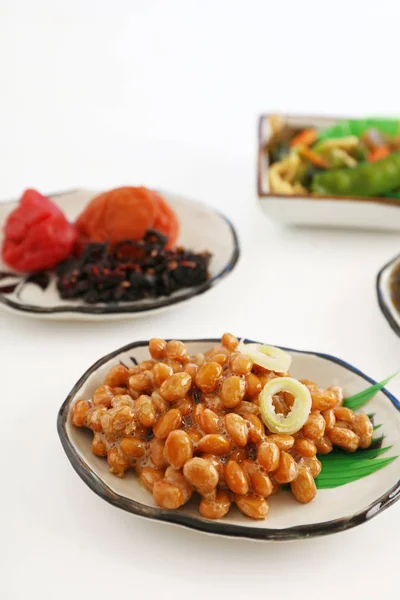 Deliciosas Cozinhas Japonesas Mesa Jantar — Fotografia de Stock