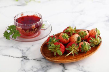 Lezzetli ve taze çilek