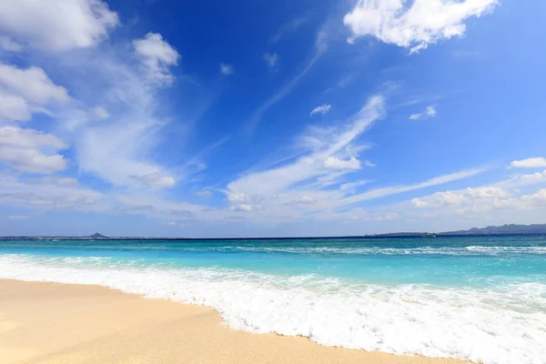 Okinawa Japonya Güzel Bir Sahil — Stok fotoğraf