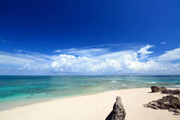 Summertime Beach Okinawa — Stock Photo, Image