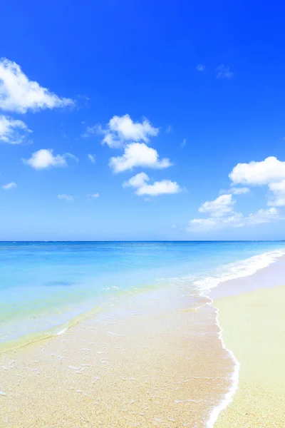 Prachtige Blauwe Lucht Zee Van Okinawa — Stockfoto