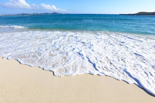 Prachtige Blauwe Lucht Zee Van Okinawa Rechtenvrije Stockfoto's