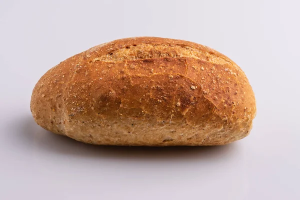 Brötchen Aus Vollkornbrot Französisches Brot Traditionelles Brasilianisches Brot Auf Weißem — Stockfoto