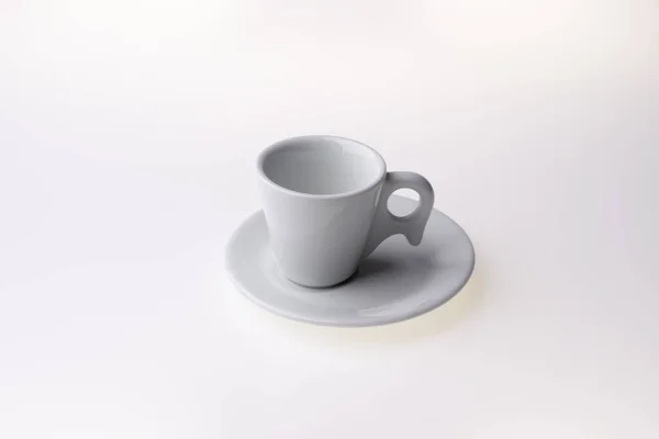 Kaffeetasse Auf Weißem Hintergrund — Stockfoto