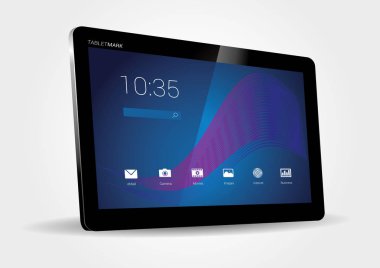 Tablet - detaylı simgesi. Eps dosyası dahil.