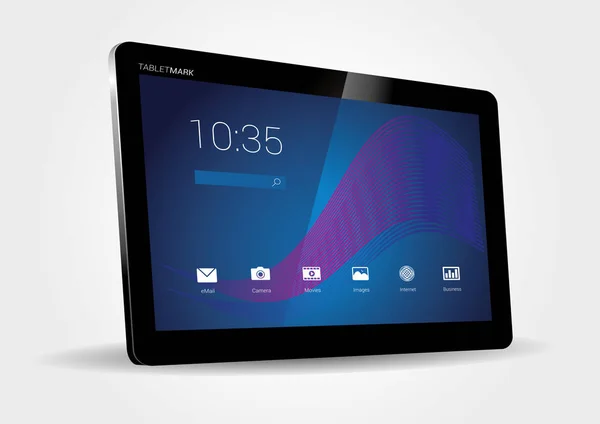 Tablet - detaylı simgesi. Eps dosyası dahil.