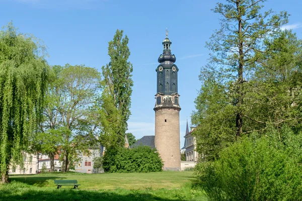 Torre Del Castello Weimar Germania — Foto Stock