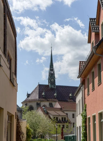 Chiesa Del Castello Nella Città Lutero Wittenberg — Foto Stock