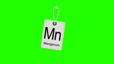 Element periyodik kimyasal periyodik tablo, sallanan etiket. Renk Anahtarı.