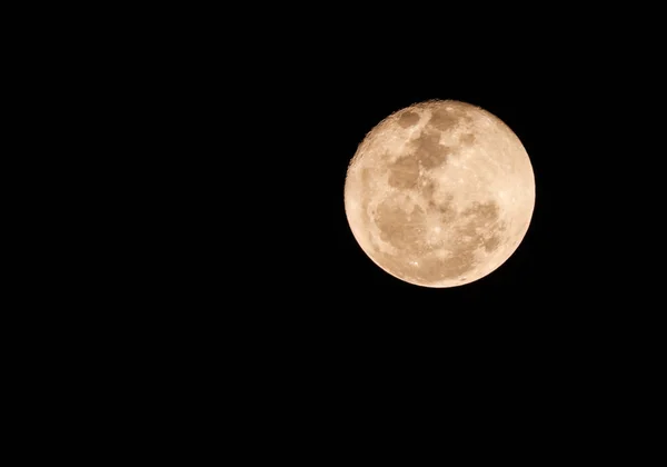 Full Moon Night Time Photo — Stock Photo, Image