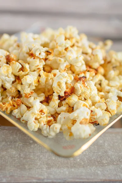 Świeży Popcorn Domowe — Zdjęcie stockowe