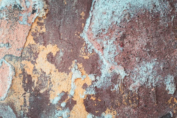 Çatlak yıpranmış eski mavi boya arka plan kapalı soyma