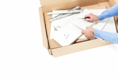 Adam yalıtılmış düz paketlenmiş mobilya toplar