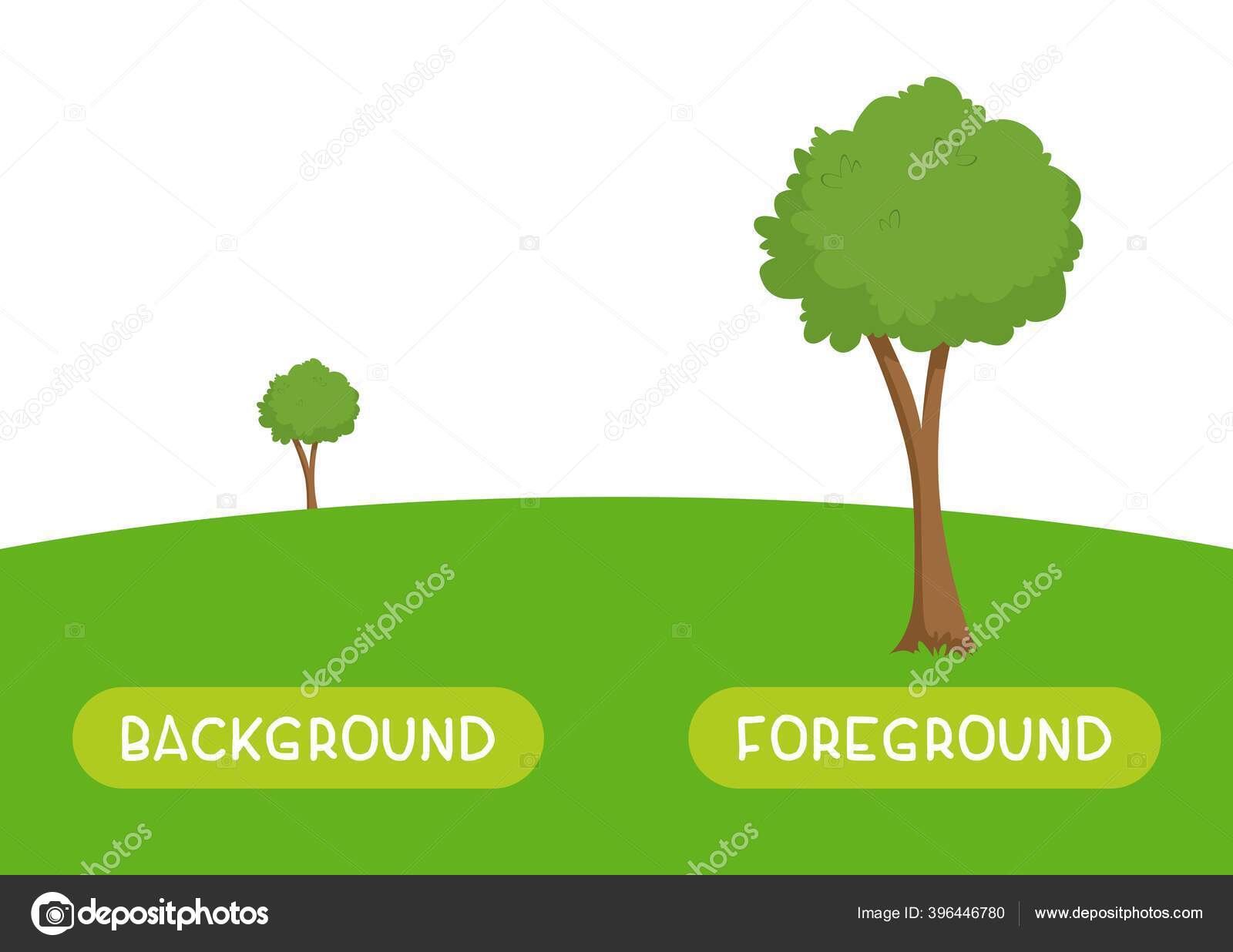 Background Foreground Antonyms Word Card Vector Template Flashcard English Language Stock Vector Image By C Nizovatina Background Foreground Antonyms Word Card Vector Template Flashcard English Language Stock Vector Image By C Nizovatina