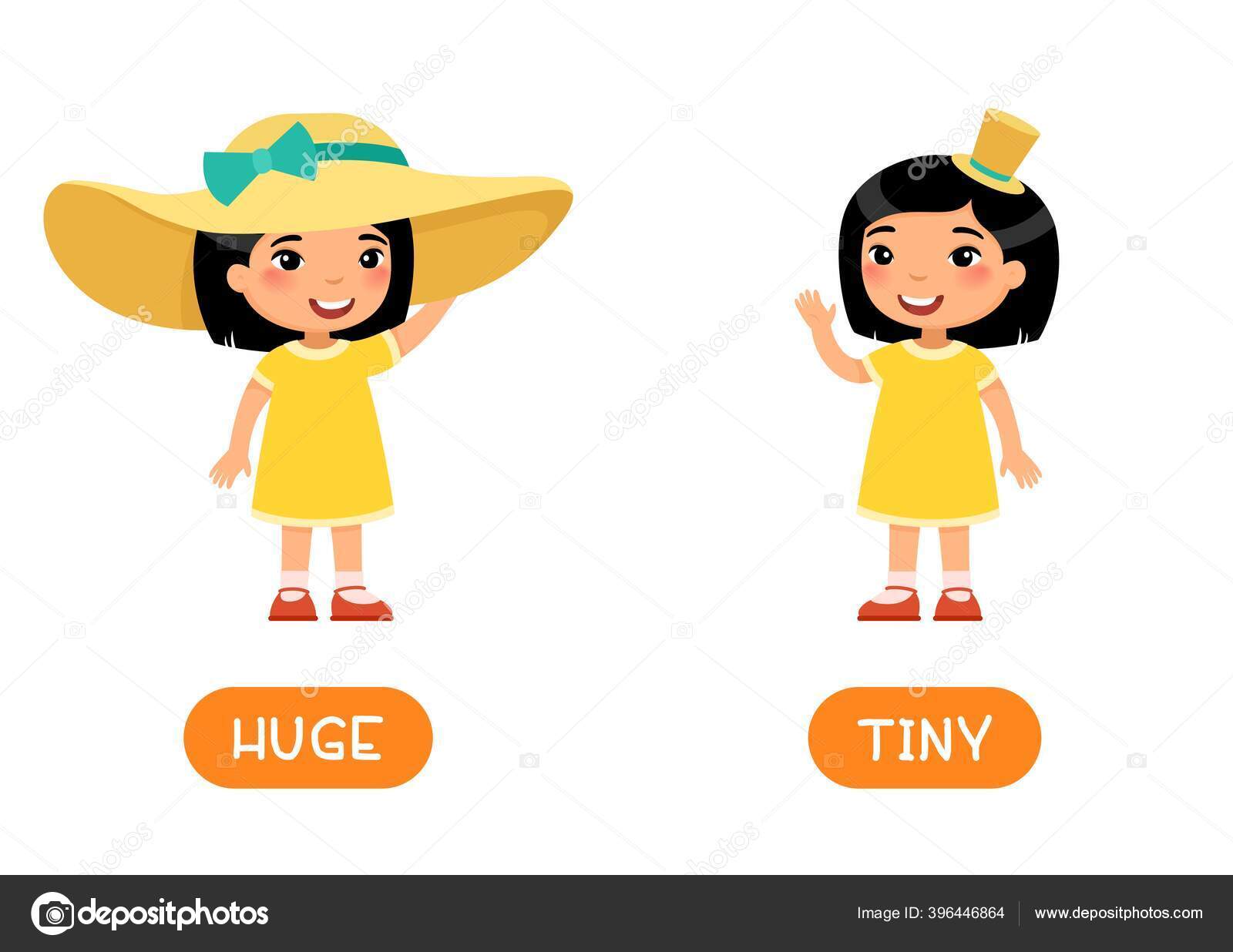 Enorme Tiny Ant nimos Flashcard Vector Plantilla Concepto Opuesto enorme-tiny-ant-nimos-flashcard-vector-plantilla-concepto-opuesto