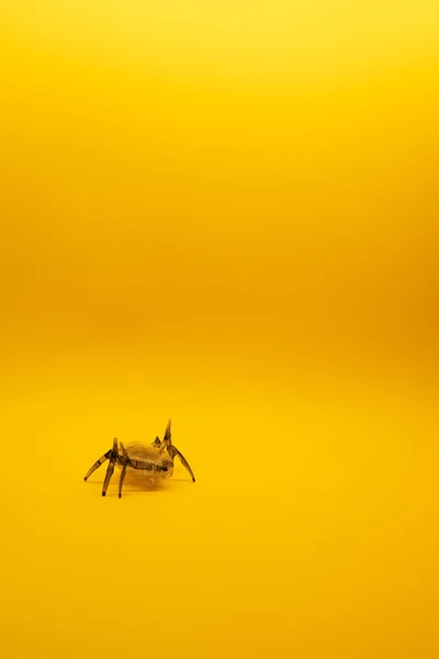 Robot Araignée Gris Sur Fond Avec Espace Copie — Photo