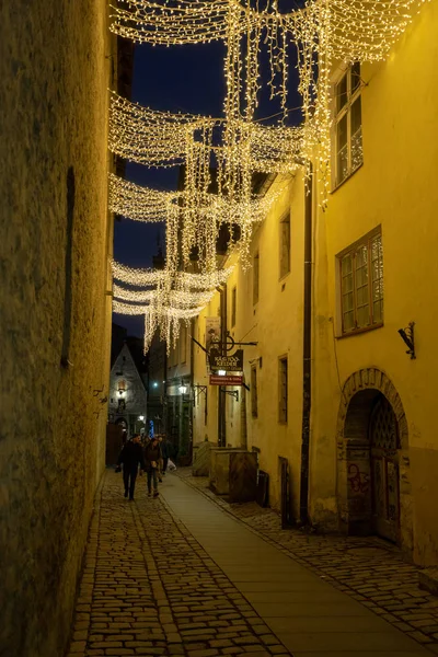 Tallinn Noel pazarı ile yürüyüş