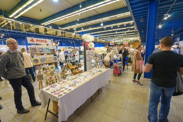 Tallinn Estland April 2019 Desinimess Interjr 2019 Eesti Nituste Messikeskuses — Stockfoto