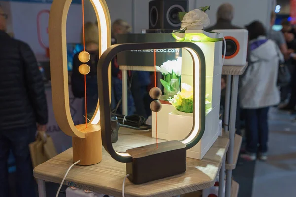 Tallinn, Estonya - 19 Nisan 2019: Disainimess Interjr 2019 in Eesti Nituste Messikeskuses, İç tasarım sergisi