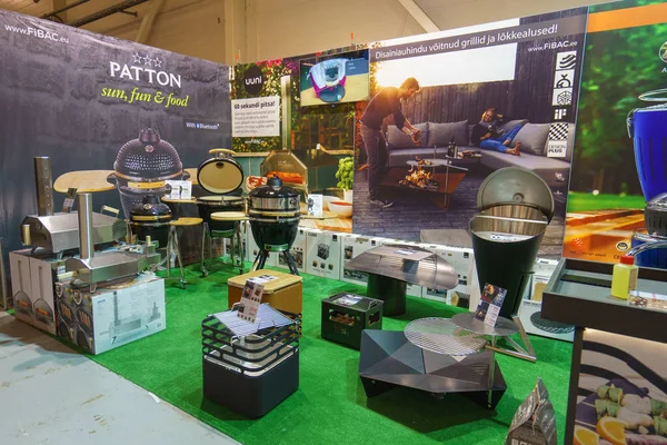 Tallinn, Estonya - 19 Nisan 2019: Disainimess Interjr 2019 in Eesti Nituste Messikeskuses, İç tasarım sergisi