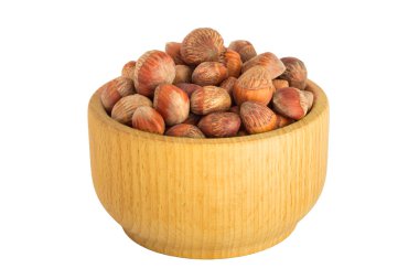 Fındık ceviz Türk Hazel. Fındık fındık USD para kazanç olarak kavramı. Beyaz arka plan üzerinde kopya alanı ayırmak