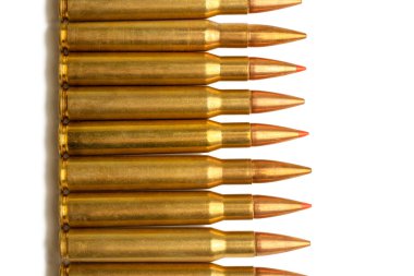 beyaz bir arka plan üzerinde kartuş yalıtmak. Arka plan doku