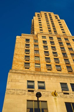 Cincinnati, Oh - 12 Nisan 2018: Standları tarihi art deco Carew kule, Cincinnati Simgesel Yapı beri 1930, 574 ayak yüksek ve özellikleri bir popüler gözlem güverte 49 kat.