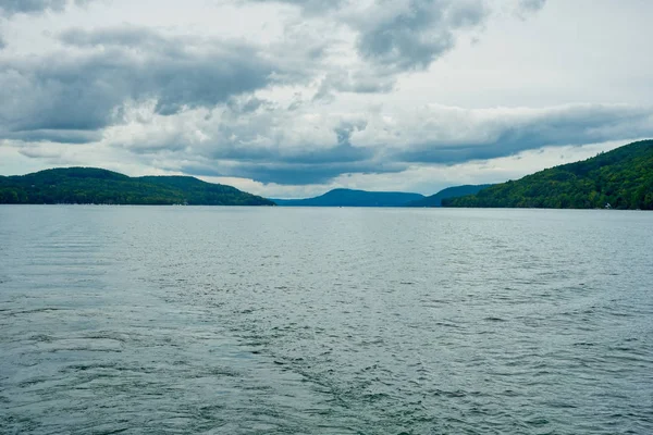 Воде Озера Отсего Недалеко Куперстоуна Нью Йорк — стоковое фото