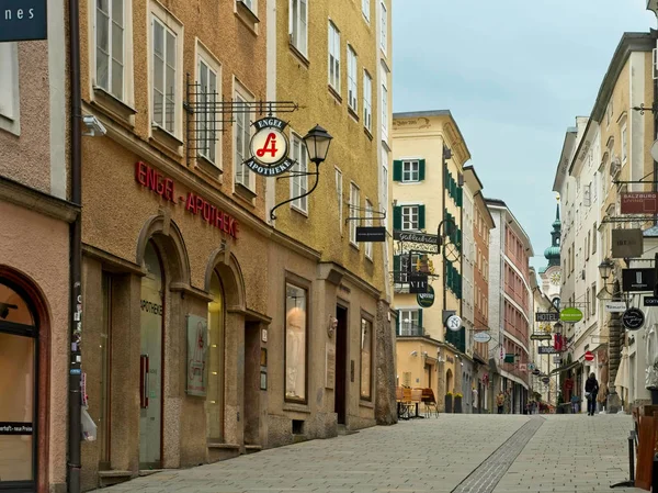 Salzburg Linzergasse cazibesi — Stok fotoğraf