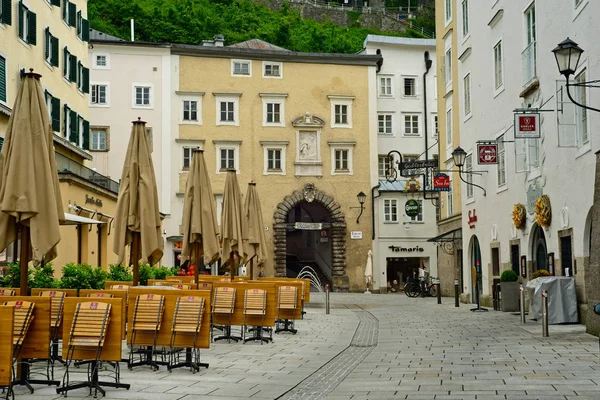 Salzburgs gamla torg — Stockfoto