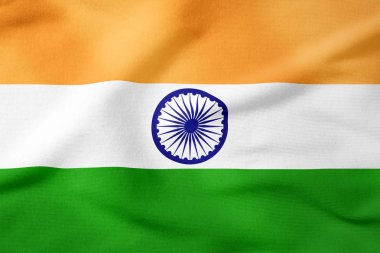 Hindistan Ulusal Bayrağı - Dikdörtgen Şekil vatansever sembolü