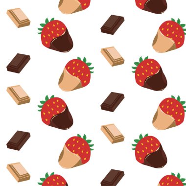 Dondurma desen. Arka plan. Vektör.