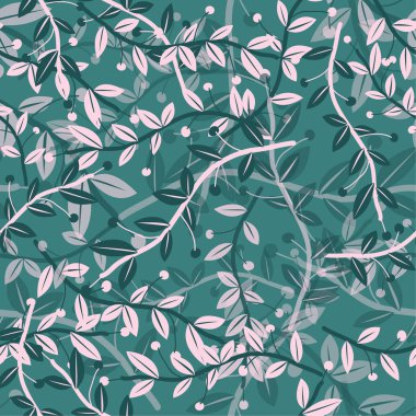 Sevimli çiçek desenli. Motifler rastgele dağılmış. Moda parmak izi zarif şablonu. 