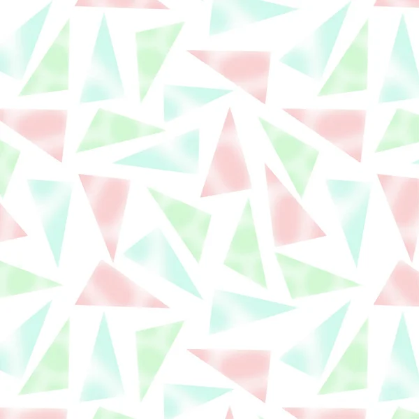 Geometrischer Hintergrund Mit Dreiecken Abstrakte Geometrische Muster Wasserfarbe Textur Geometrisches — Stockvektor