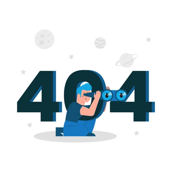 Error 404 Vector Concepto Ilustración Vectores de stock libres de derechos