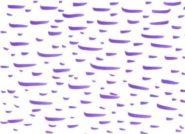 Lila tire ve beyaz bir arka plan üzerinde dudling tekniğinde elle çizilmiş konturlar.