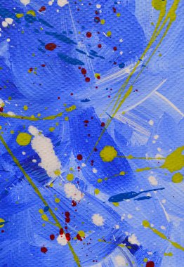 Çok renkli lekeler, damlalar, lekeler. Soyut dokusal arka plan. Mermer doku. Akrilik boyalar