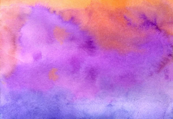 Abstract Purple Watercolor Hand Drawn Brush Strokes Brightly Colored Background Stripe Splash Stock Photo 253711572