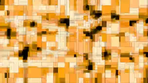 Gelbe Scanquadrate Animierte Hintergrundschleife — Stockvideo